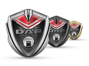 Daf Metallico Emblema Badge Disegno High-End Look Drift